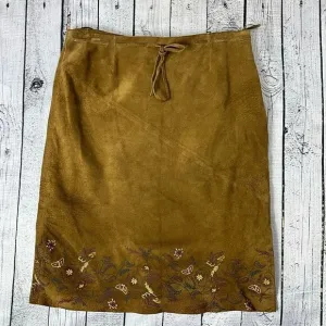 EXPRESS Suede Leather Skirt