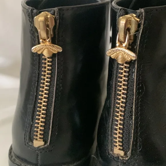F-TROUPE Katherine Bow Leather Bootie