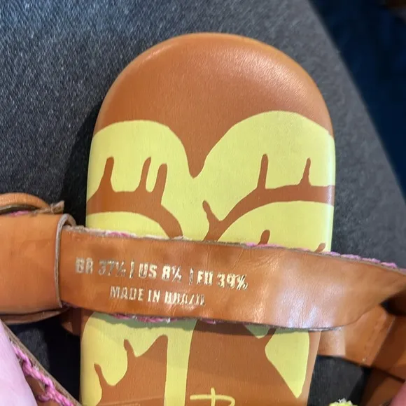 FARM Rio Caramel Palm Tree Vegan Palm Tree Sandals