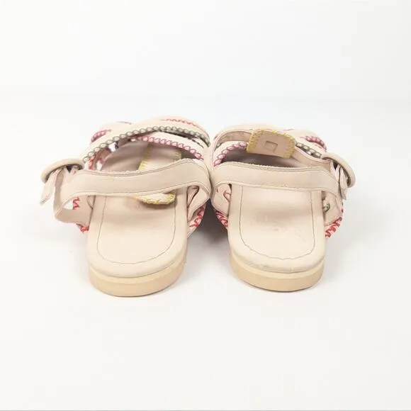 Farm Rio Multi-Color Synthetic Zig Zag Sandal Size 7.5