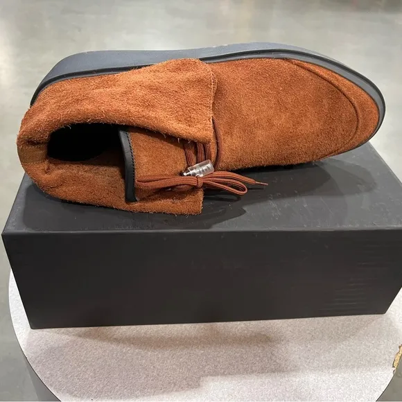 Fear of God Men’s Rust-Brown Suede Chukka Boots