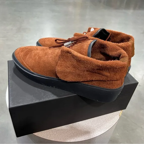 Fear of God Men’s Rust-Brown Suede Chukka Boots