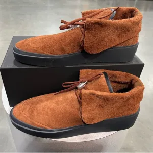 Fear of God Men’s Rust-Brown Suede Chukka Boots