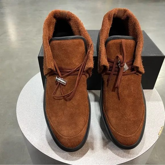 Fear of God Men’s Rust-Brown Suede Chukka Boots