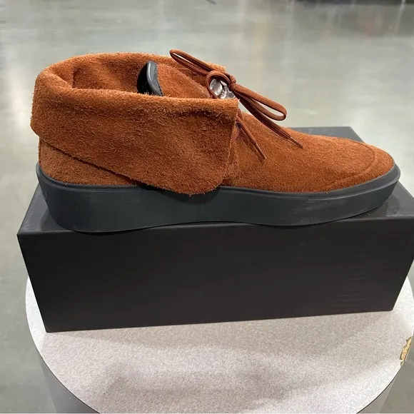 Fear of God Men’s Rust-Brown Suede Chukka Boots