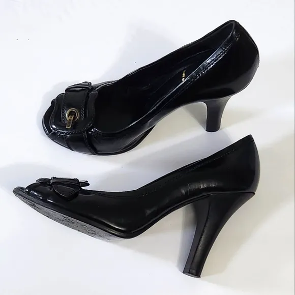 Fendi Black Patent Leather Women's Shoes