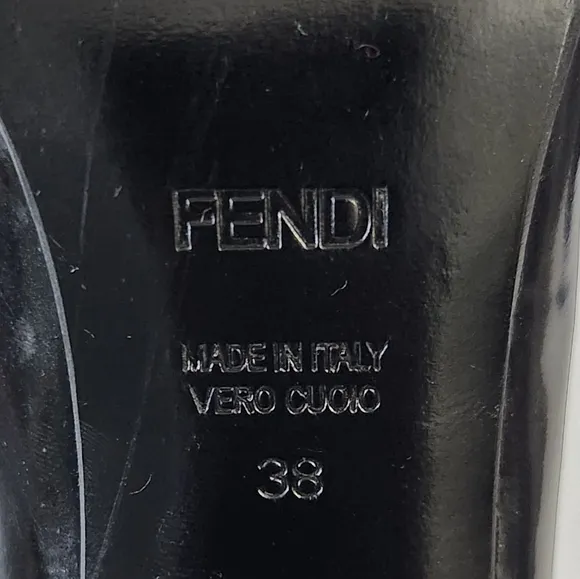 Fendi Black Patent Leather Women's Shoes