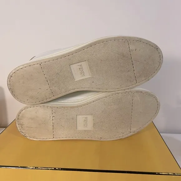 Fendi scalloped logo sneakers