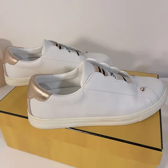 Fendi scalloped logo sneakers