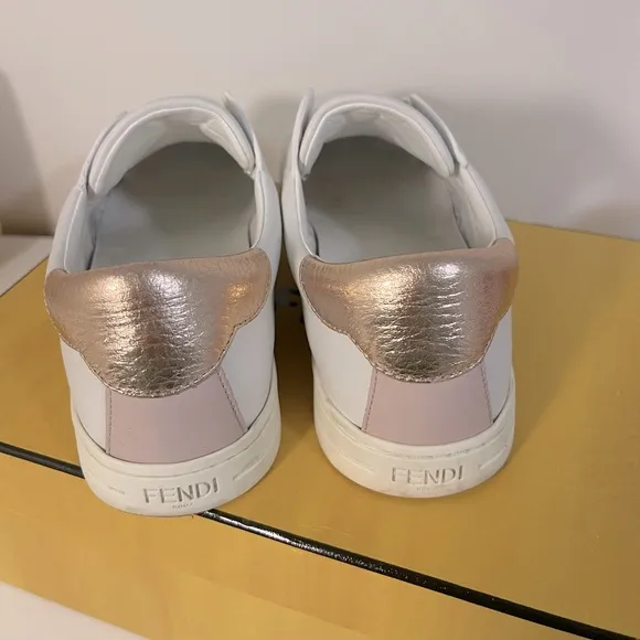Fendi scalloped logo sneakers
