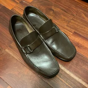 Ferragamo shoes size 6.5 brown leather