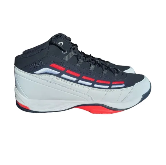 FILA Black Red White Spitfire Basketball Shoes Size 13