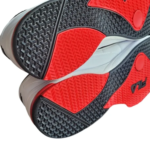 FILA Black Red White Spitfire Basketball Shoes Size 13