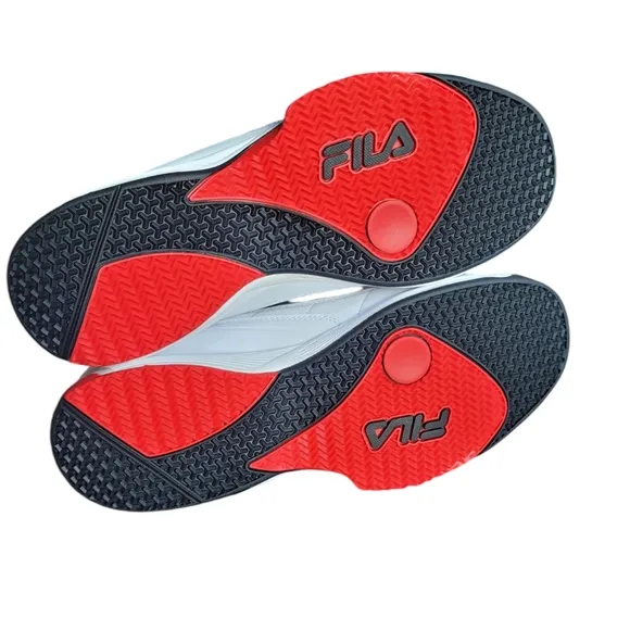 FILA Black Red White Spitfire Basketball Shoes Size 13