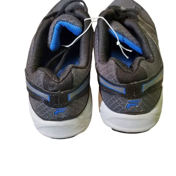 FILA Interstellar 2 Men's Running Sneakers Low Top Sneakers Shoes Black Sz 9 NEW
