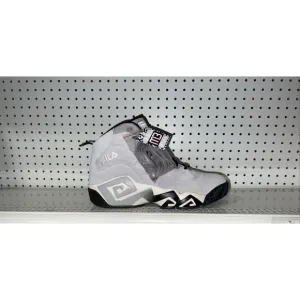 FILA MB Mens Suede Basketball Shoes Size 11 Gray Black White Jamal Mashburn