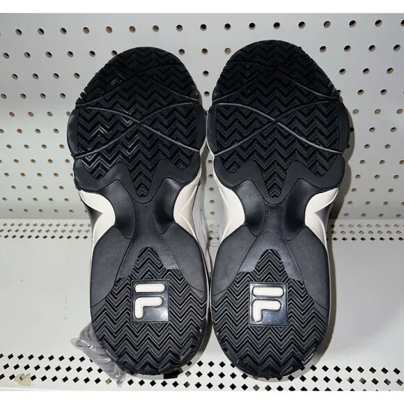 FILA MB Mens Suede Basketball Shoes Size 11 Gray Black White Jamal Mashburn