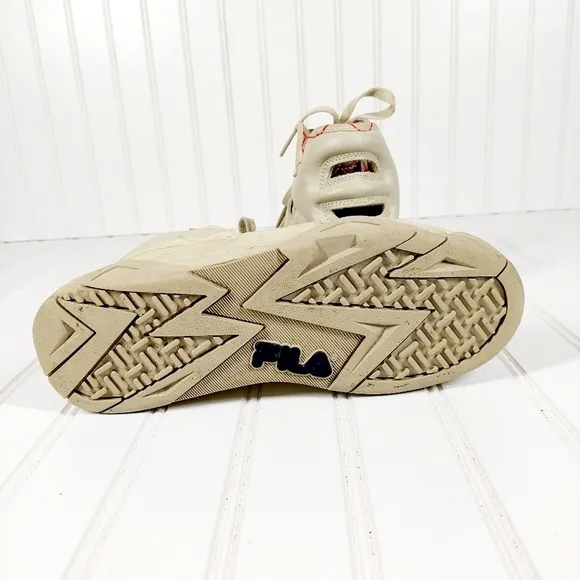 FILA The Cage Beige Suede Sneakers Shoes A320