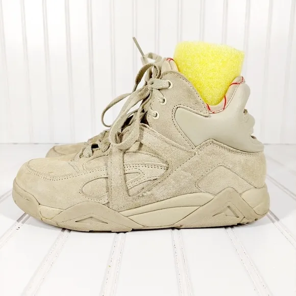 FILA The Cage Beige Suede Sneakers Shoes A320