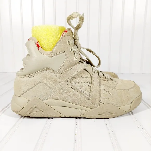 FILA The Cage Beige Suede Sneakers Shoes A320