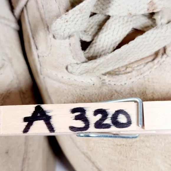 FILA The Cage Beige Suede Sneakers Shoes A320