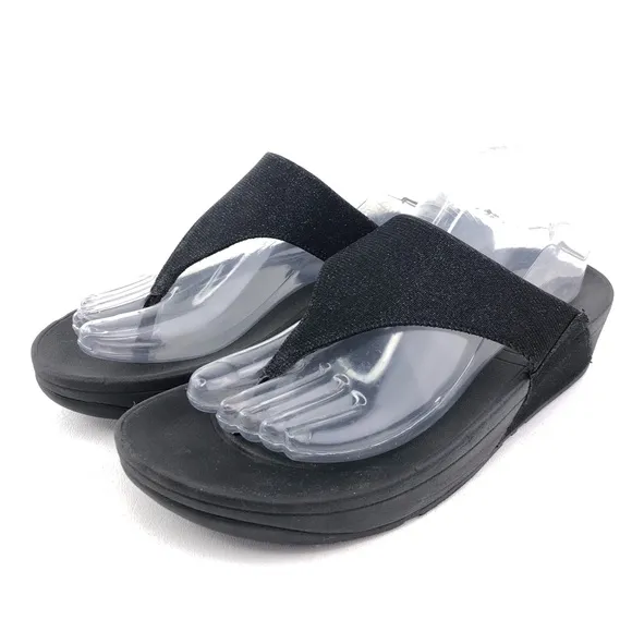 Fitflop Lulu Shimmer Toe-Post Summer Sandals 9