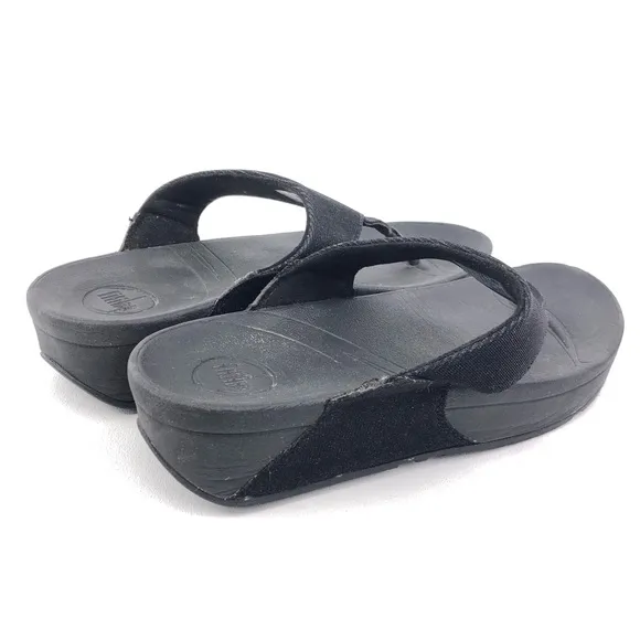 Fitflop Lulu Shimmer Toe-Post Summer Sandals 9