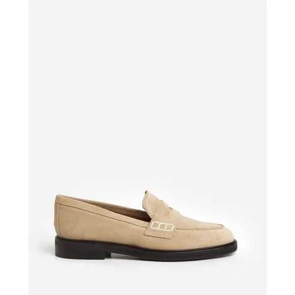 FLATTERED Sara Suede Beige Shoes MSRP $275 US Size 8.5, Euro size 39
