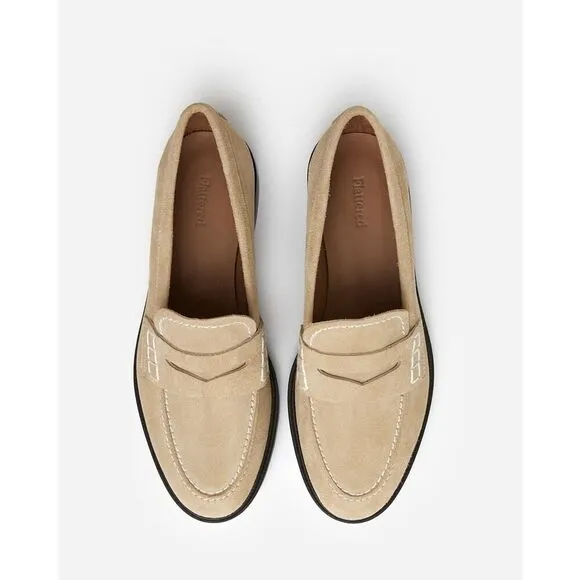 FLATTERED Sara Suede Beige Shoes MSRP $275 US Size 8.5, Euro size 39