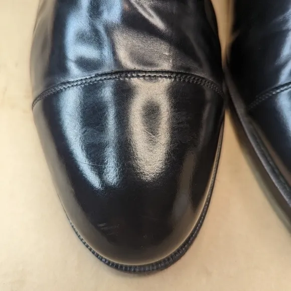 Florsheim &quot;Albany St&quot; Classic Black leather  Cap toe Oxford 20363 men's sz 11.5E