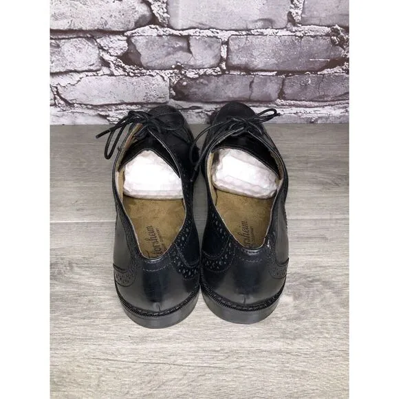 Florsheim Black Leather Wingtip Lace Up Dress Shoes Men Sz 12D US/45EU