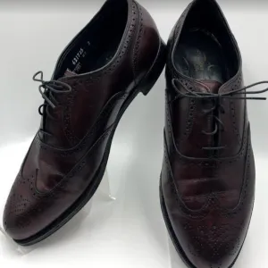 Florsheim Men's Leather Cordovan Burgundy Wing Tip