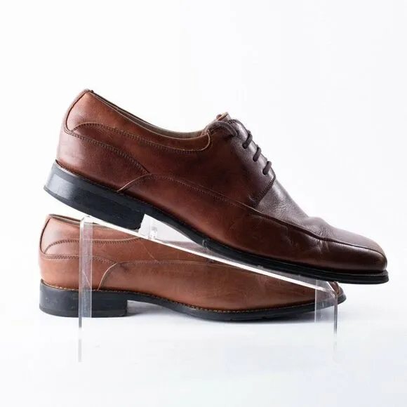 Florsheim Mens Brown Leather Oxford Dress Shoes Sz