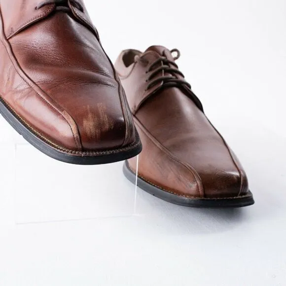 Florsheim Mens Brown Leather Oxford Dress Shoes Sz