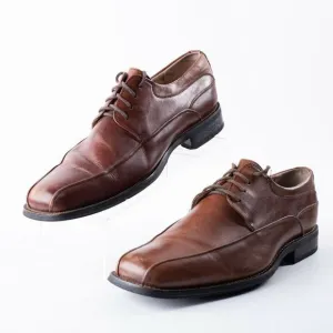 Florsheim Mens Brown Leather Oxford Dress Shoes Sz