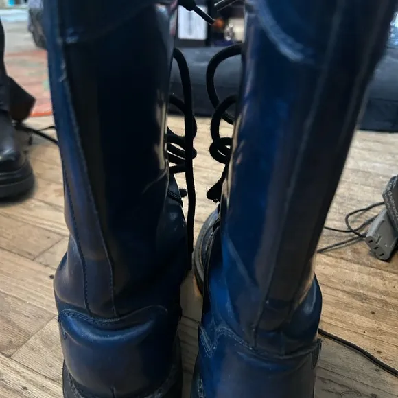 Fluevog blue boots (Zach’s?) M8/W10