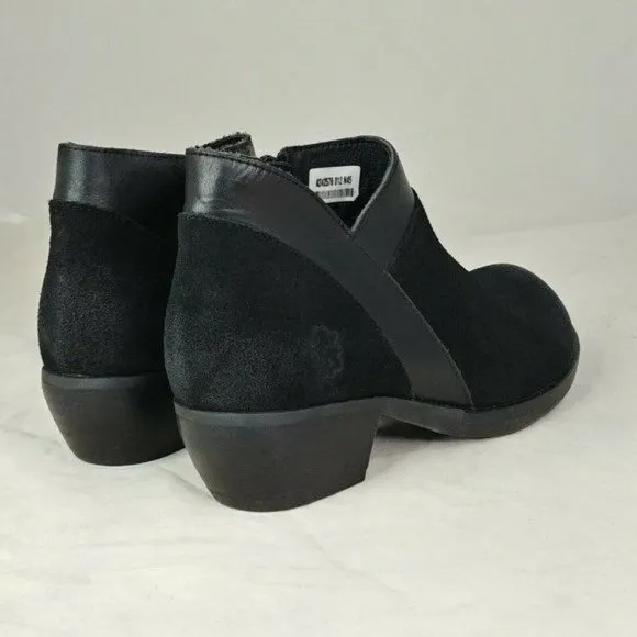 Fly London Black Suede Meba Ankle Boot Size 37