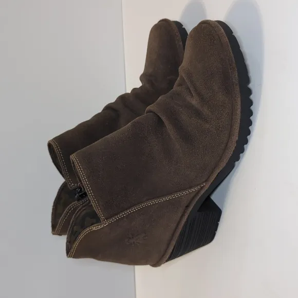 Fly London Brown Suede Boots  EU Size 39 US Size 8