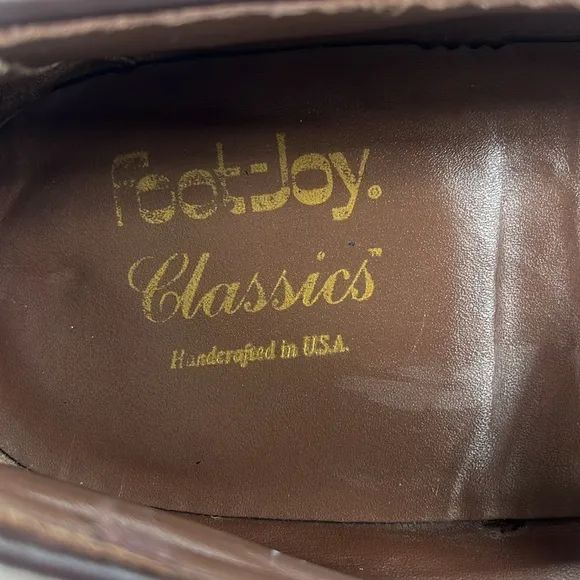 FootJoy Classics Fine Leather Tassels SlipOn Shoes Handcrafted in USA
