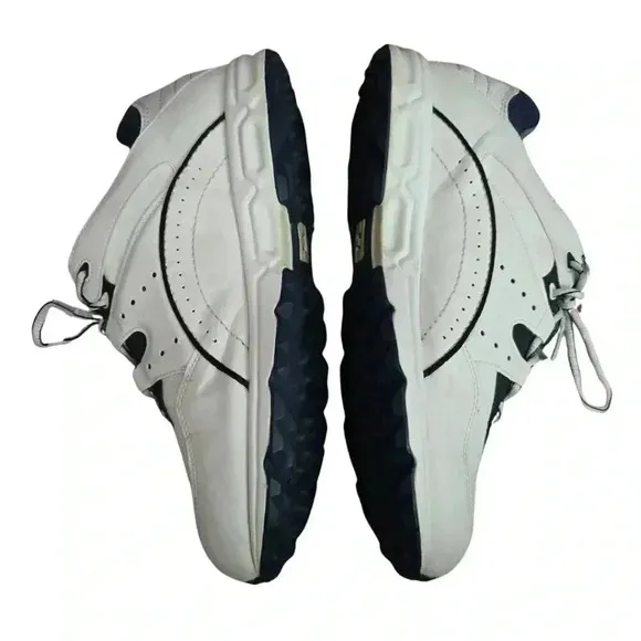 Footjoy FJ White Blue Spikeless Golf Sneakers Men's Shoes 11.5 M