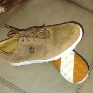 FootJoy Men's Brown Suede Golf Shoes