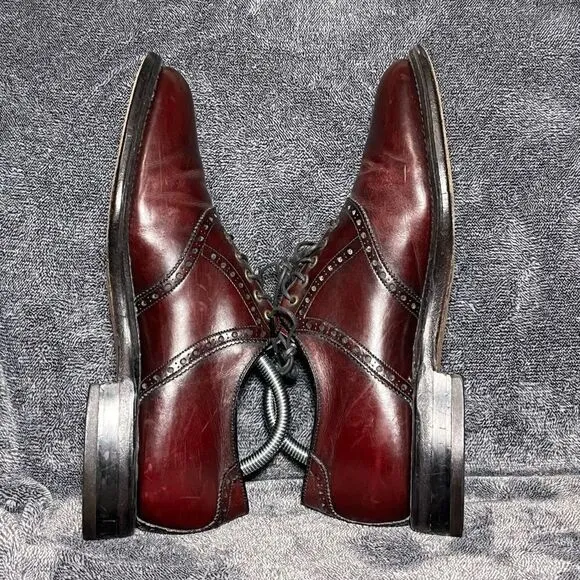 FOOTJOY CLASSICS - Loafer Leather Wine HANDCRAFTED USA Size 8.5