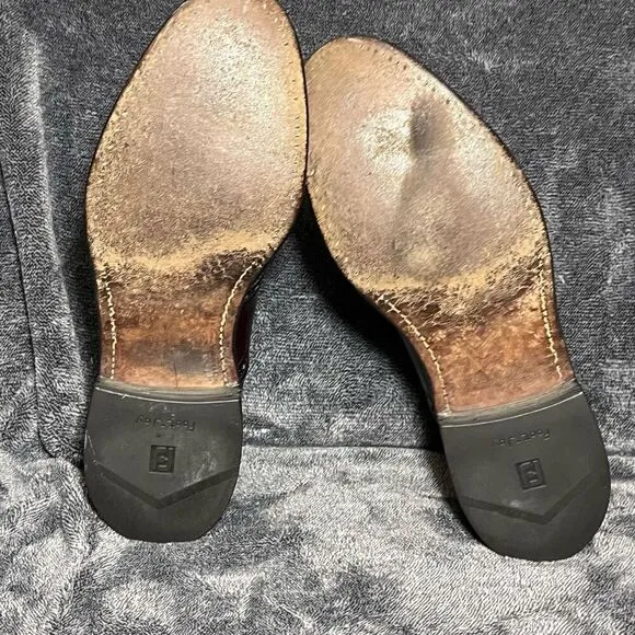 FOOTJOY CLASSICS - Loafer Leather Wine HANDCRAFTED USA Size 8.5