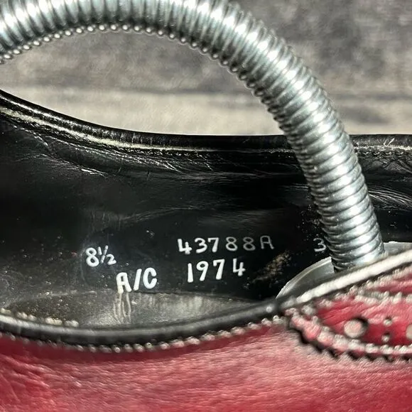 FOOTJOY CLASSICS - Loafer Leather Wine HANDCRAFTED USA Size 8.5