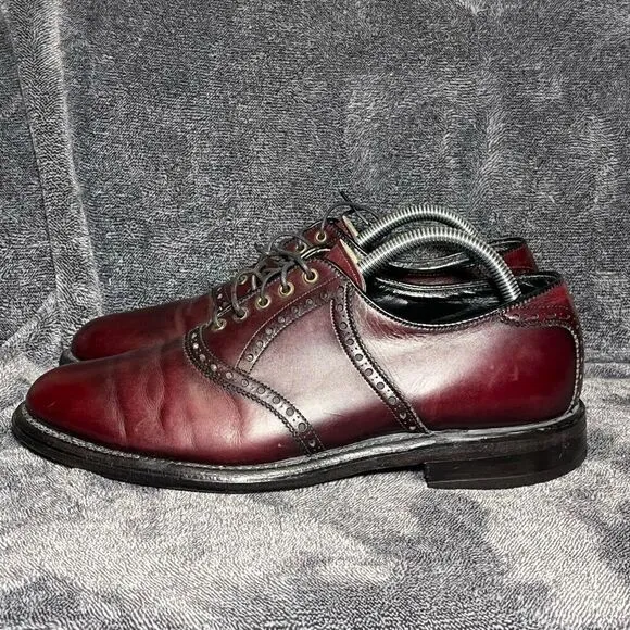 FOOTJOY CLASSICS - Loafer Leather Wine HANDCRAFTED USA Size 8.5
