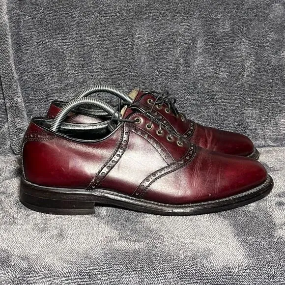 FOOTJOY CLASSICS - Loafer Leather Wine HANDCRAFTED USA Size 8.5