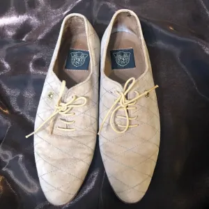 FOTI MEN’S SUEDE LACE UP VINTAGE SHOES.SIZE 7.5