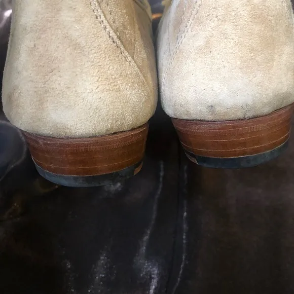 FOTI MEN’S SUEDE LACE UP VINTAGE SHOES.SIZE 7.5