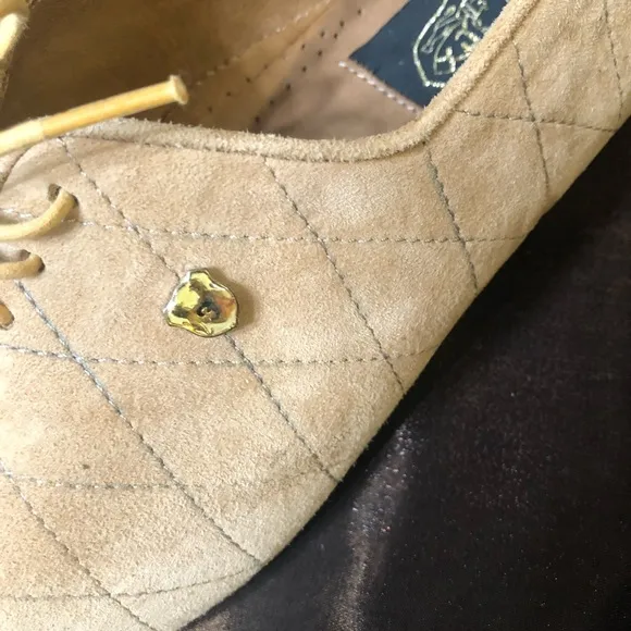 FOTI MEN’S SUEDE LACE UP VINTAGE SHOES.SIZE 7.5