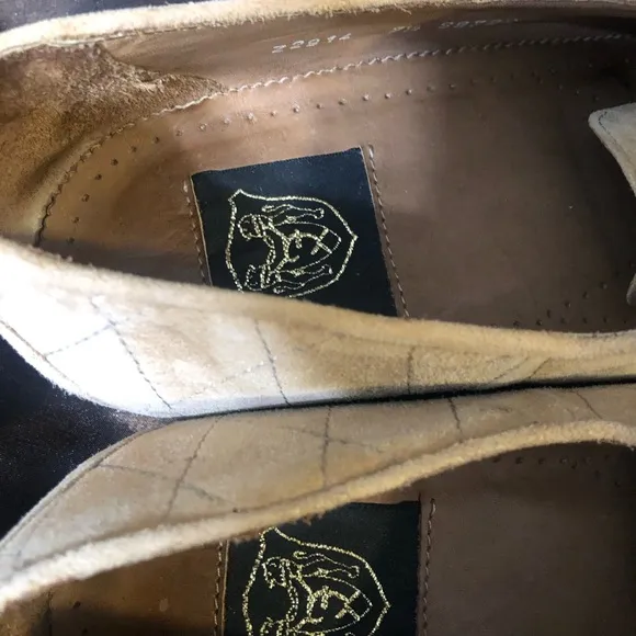 FOTI MEN’S SUEDE LACE UP VINTAGE SHOES.SIZE 7.5